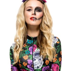 Day of the Dead Rose Headband, Multi-Coloured