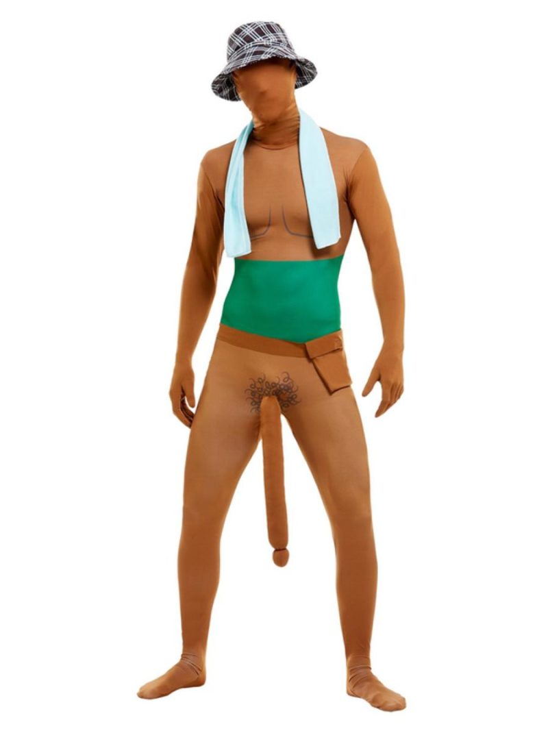 Big Willy Man Brown Men's Fancy Dress Costume - Image 2