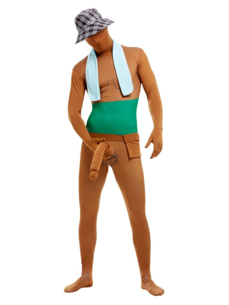 Big Willy Man Brown Men's Fancy Dress Costume