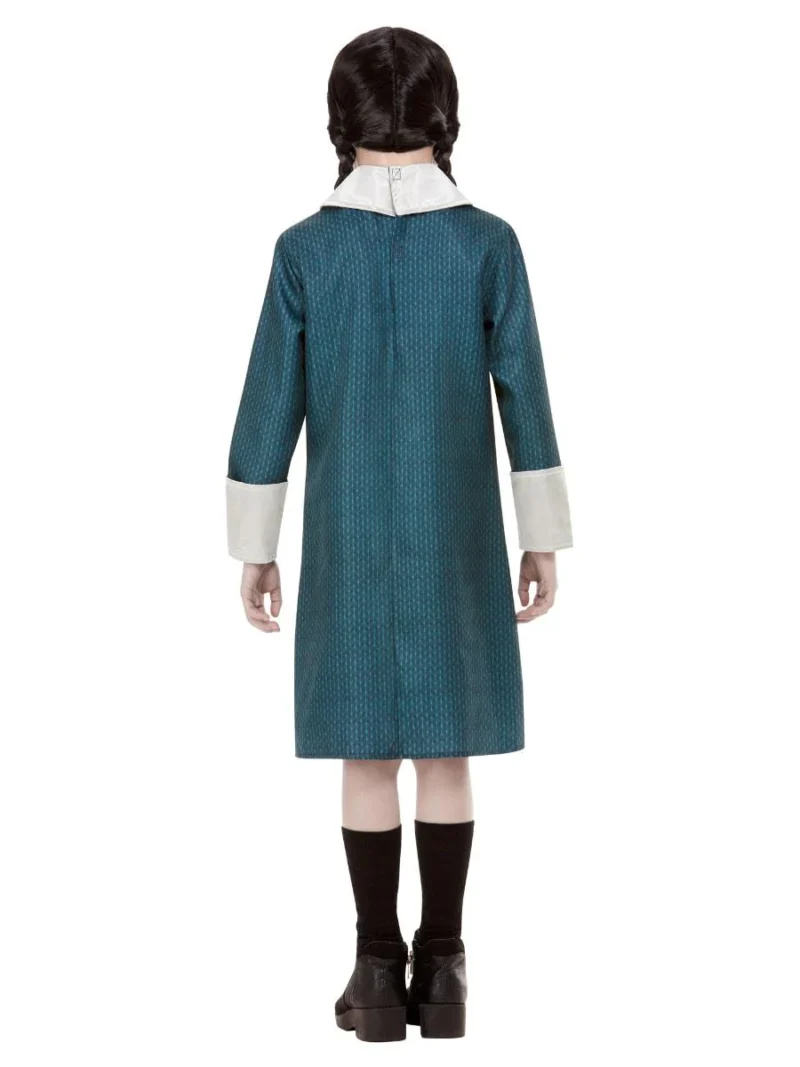 Addams Family Wednesday Children's Fancy Dress Costume - Image 3