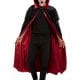 Deluxe Vampire Cape, Black, Velour with Red Lining