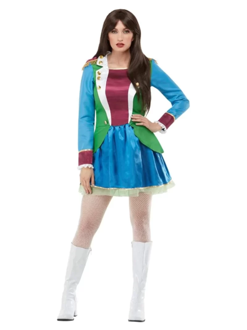 Mad Hatter (Beatles) Pop Party Dress Ladies Fancy Dress Costume - Image 2