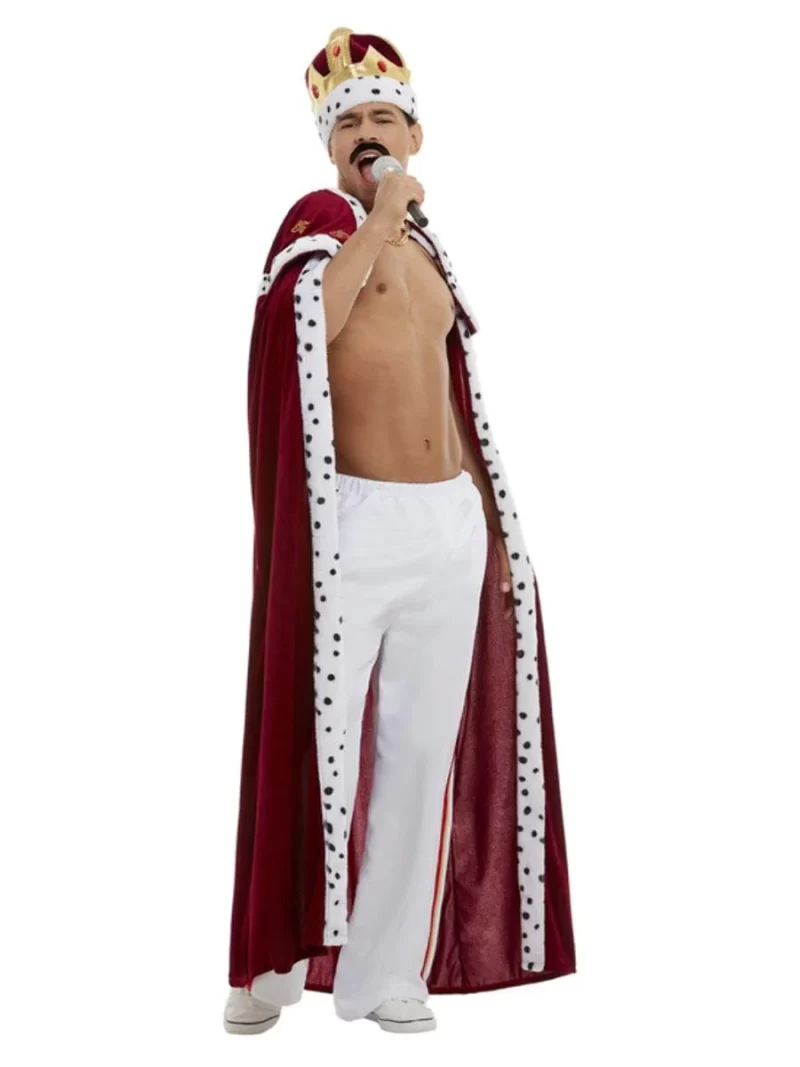 Queen "Freddie Mercury" Deluxe "Royal" Men's Fancy Dress Costume - Image 2