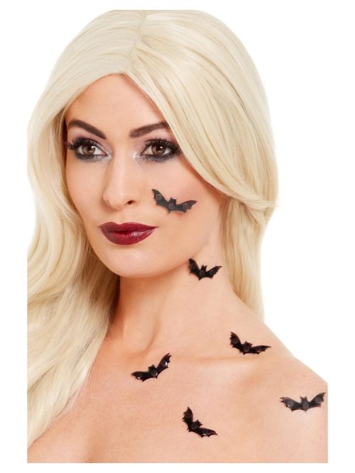 Smiffys Make-Up FX, 3D Bat Stickers