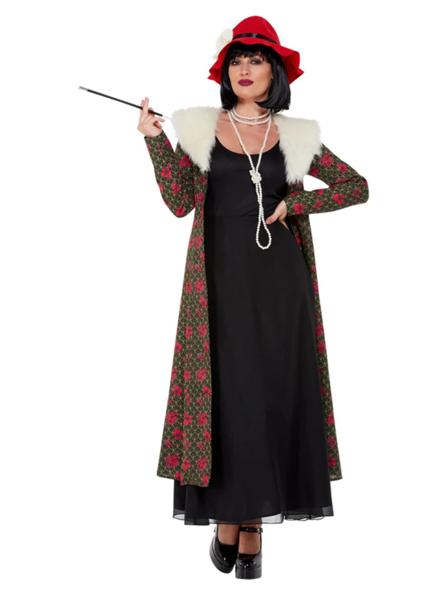 20s Gangster Moll/ Polly's Peaky Blinder Fancy Dress Costume Fancy Dress  Costume