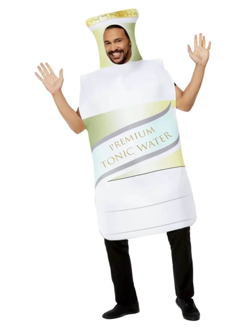 Tonic Bottle, White Fancy Dress Costume