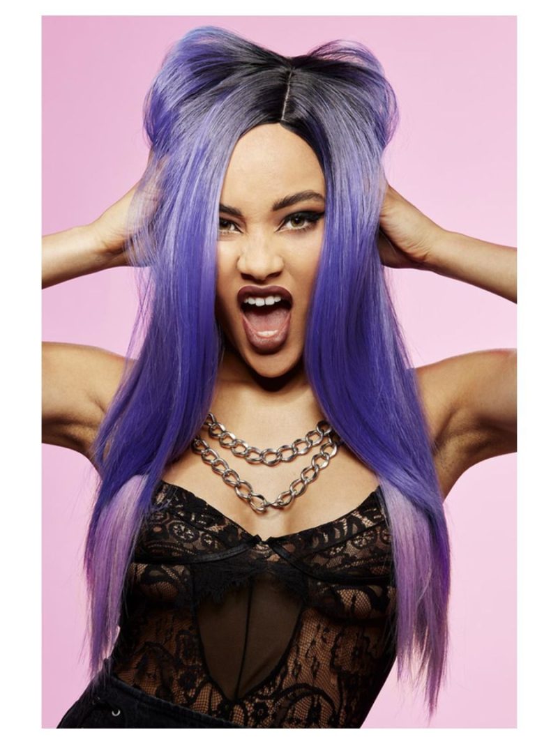 Manic Panic Amethyst Purple Professional Ombre Super Vixen Wig