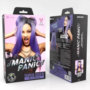 Manic Panic Amethyst Purple Professional Ombre Super Vixen Wig - Image 3