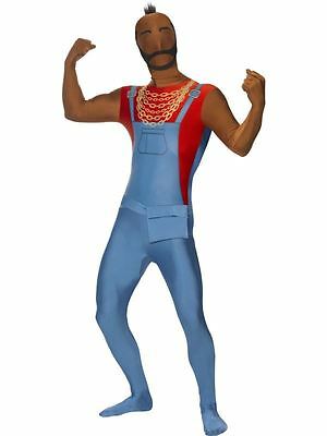 Mr T Second Skin Mens Fancy Dress Costume Fancy Dress Costume