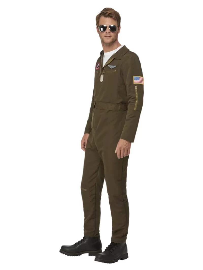 Top Gun Maverick Mens Aviator Men's Fancy Dress Costume - Image 4