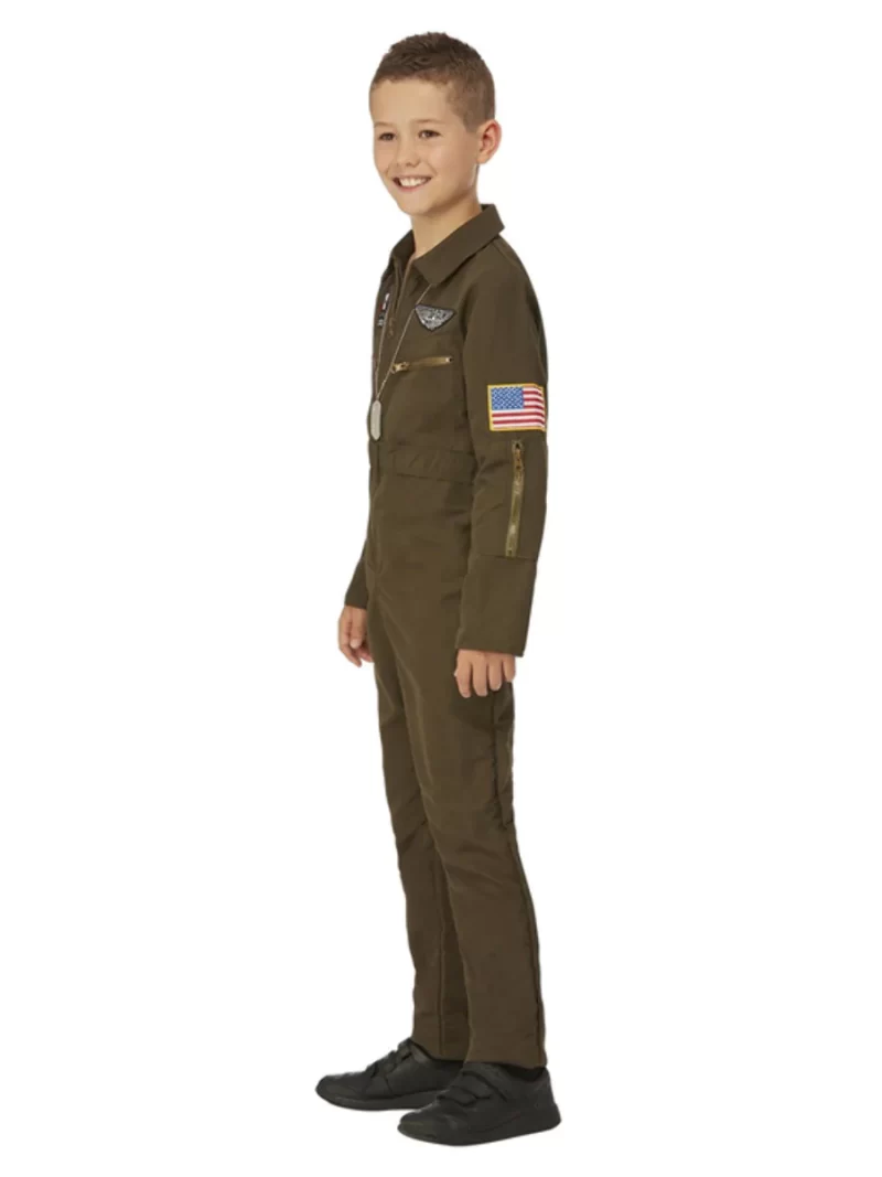 Top Gun Maverick Aviator Children's Fancy Dress Costume - Image 4
