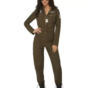 Top Gun Maverick Ladies Aviator Ladies Fancy Dress Costume