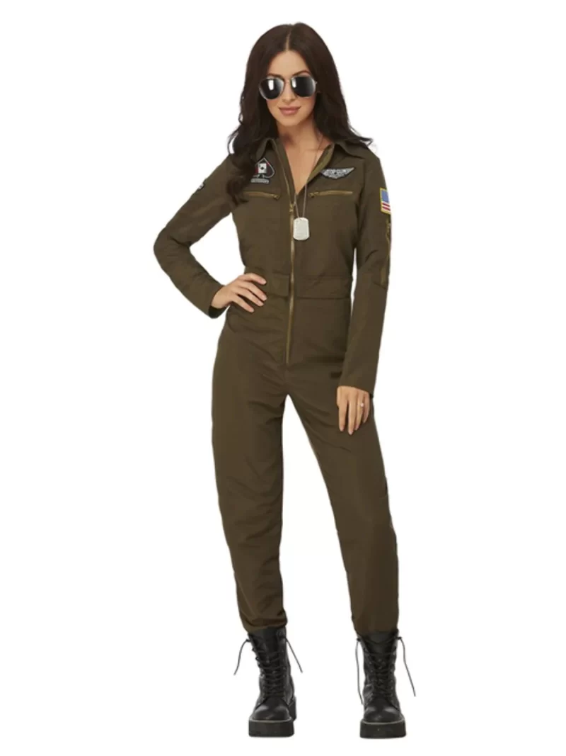 Top Gun Maverick Ladies Aviator Ladies Fancy Dress Costume