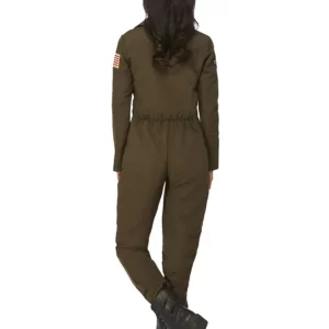 Top Gun Maverick Ladies Aviator Ladies Fancy Dress Costume - Image 3