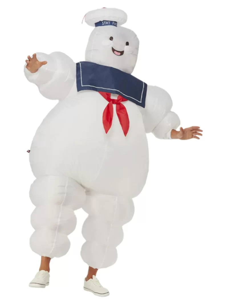Ghostbusters Inflatable Stay Puft Men's Fancy Dress Costume