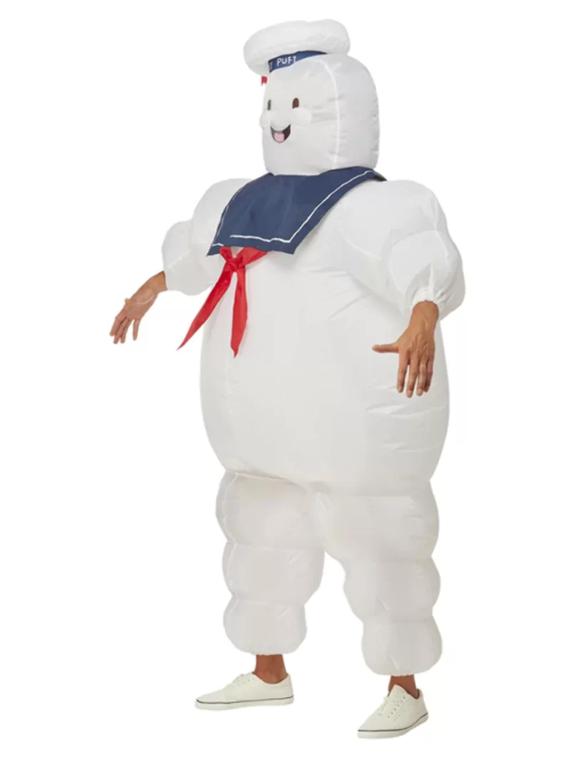 Ghostbusters Inflatable Stay Puft Men's Fancy Dress Costume - Image 2