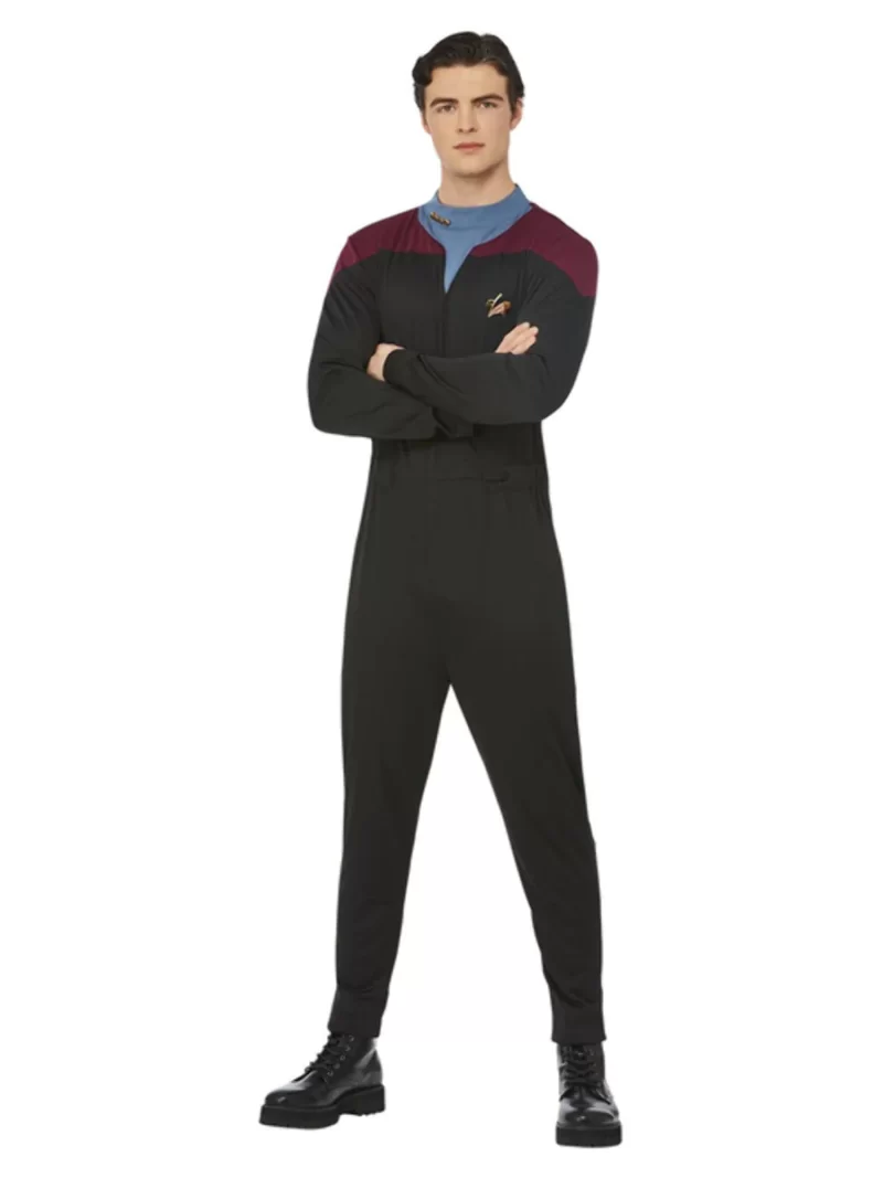 Star Trek Voyager Command Uniform Men's Fancy Dress Costume - Image 2