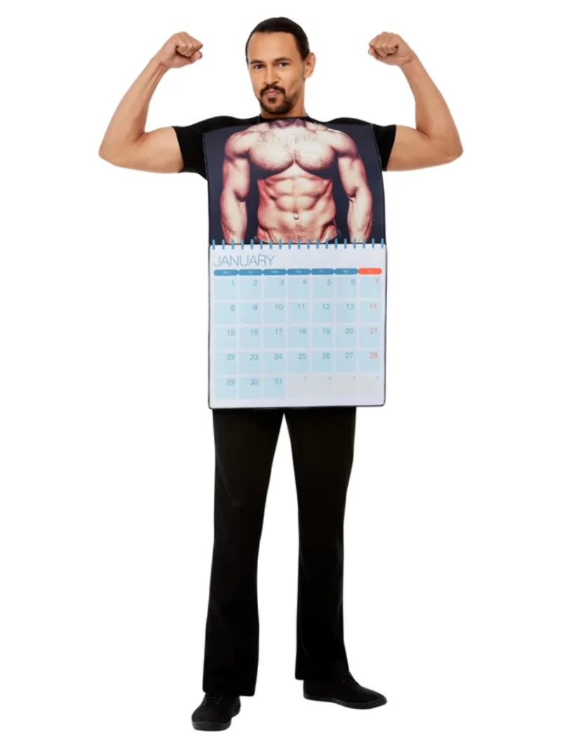 Sexy Calendar Novelty Men's Fancy Dress Costume - Image 2