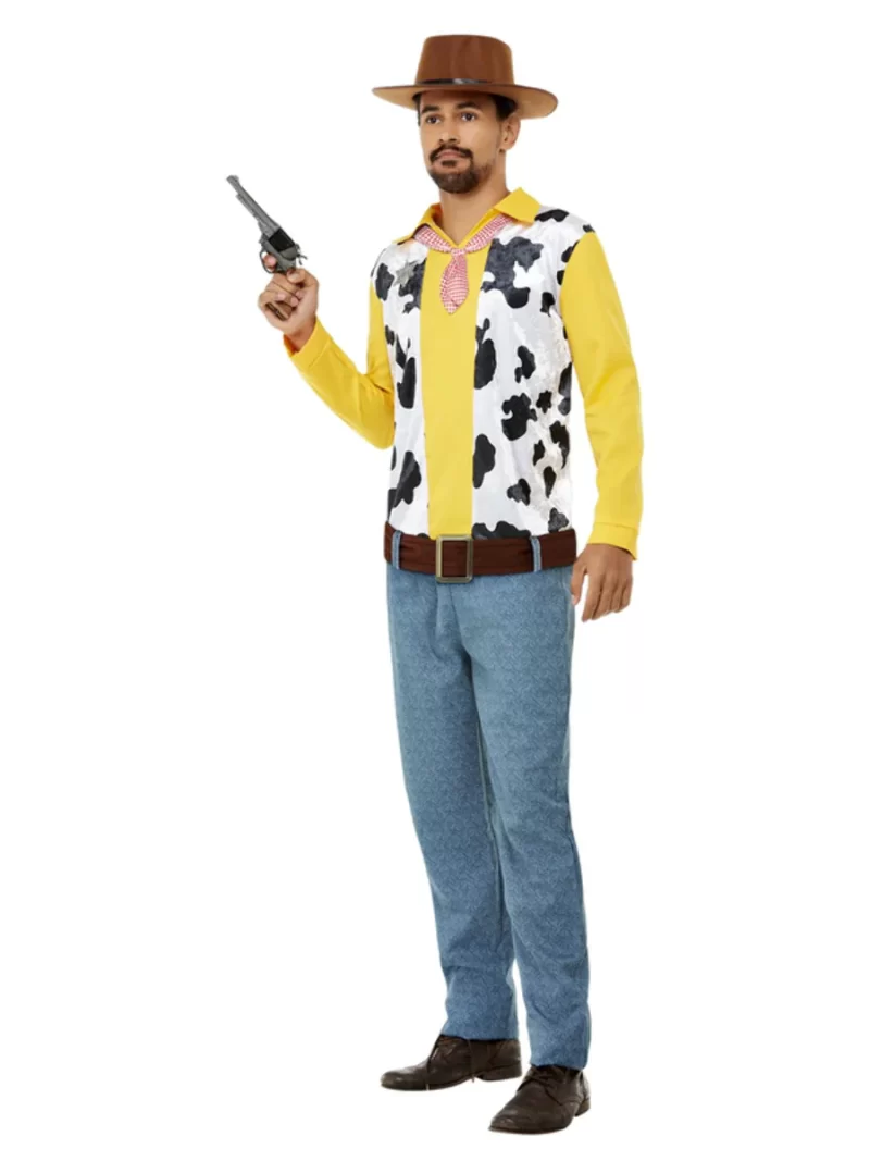 Western Cowboy (Woody) Men's Fancy Dress Costume