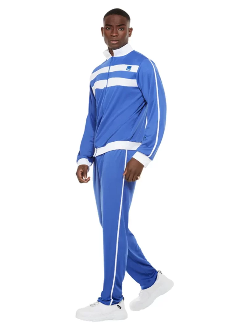 Blue Scouser Tracksuit Men's Fancy Dress Costume - Image 2