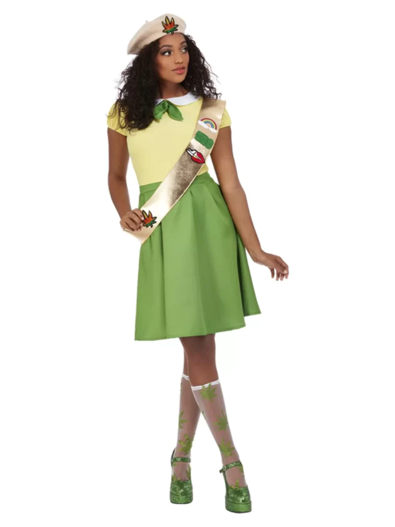 Weed/Pot Brownie Ladies Fancy Dress Costume - Image 2