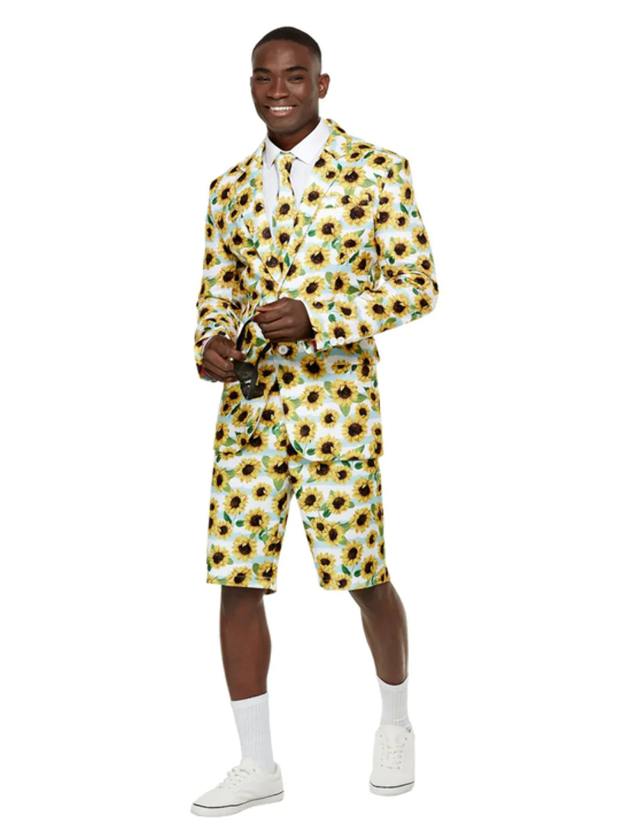 Ray of Sunshine Sunflower Suit Men's Fancy Dress Costume Fancy Dress ...