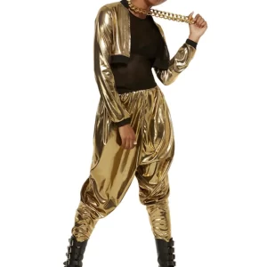 80's Hammer Time (MC Hammer) Ladies Fancy Dress Costume