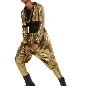 80's Hammer Time (MC Hammer) Ladies Fancy Dress Costume - Image 2
