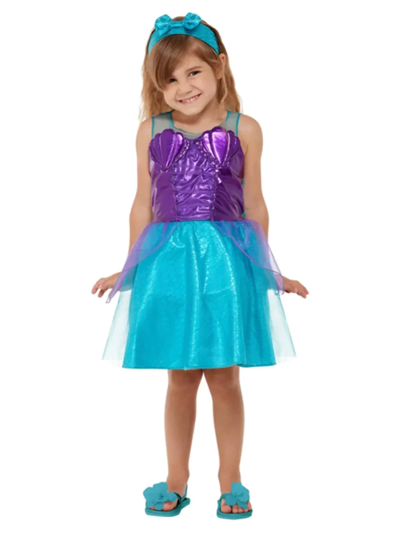 Mermaid Toddler Children's Fancy Dress Costume - Image 2