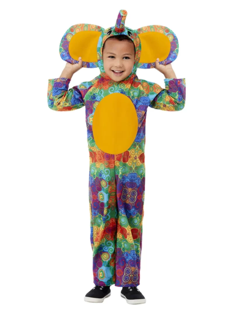 Colourful Elephant Toddler Unisex Children's Fancy Dress Costume - Image 2