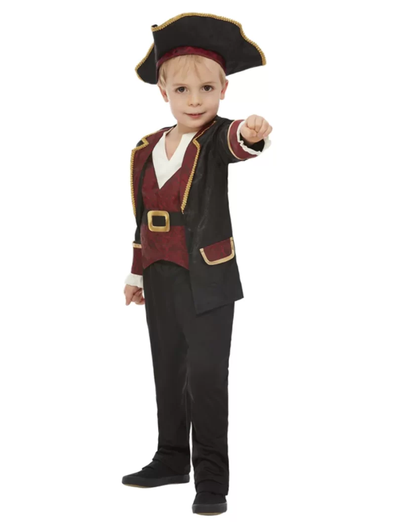 Deluxe Swashbuckler Pirate Children's Fancy Dress Costume