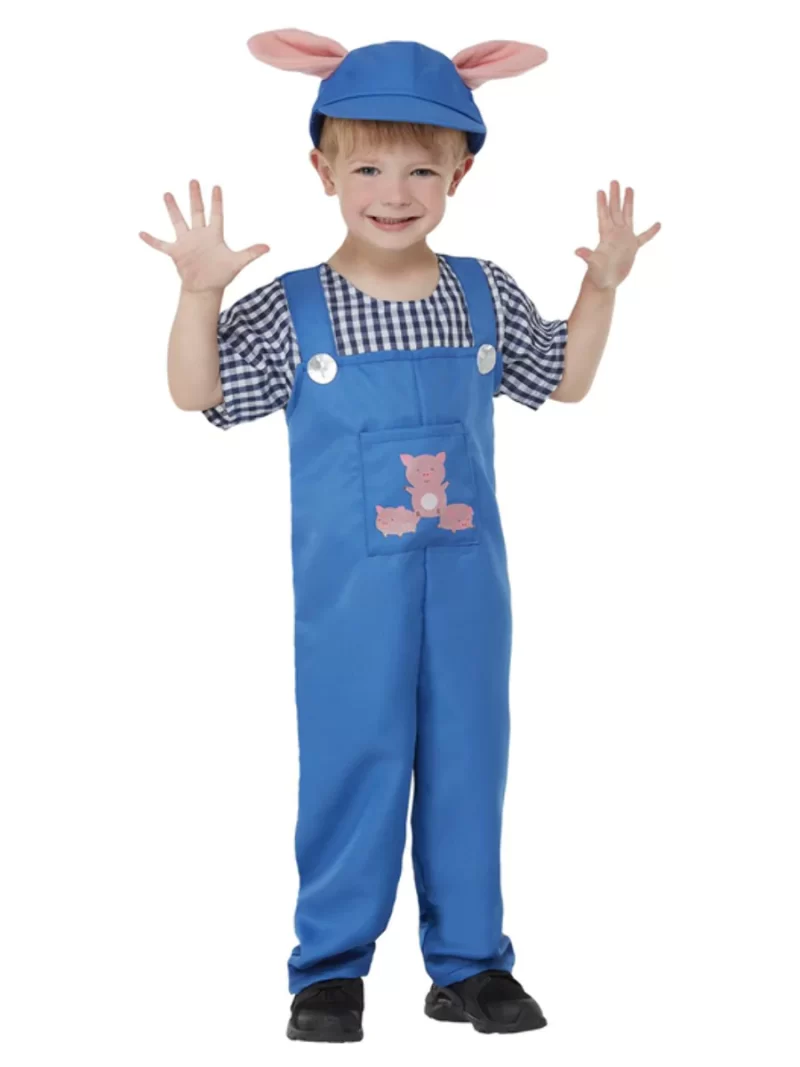 Three Little Pigs Country Piggy Toddlers Fancy Dress Costume