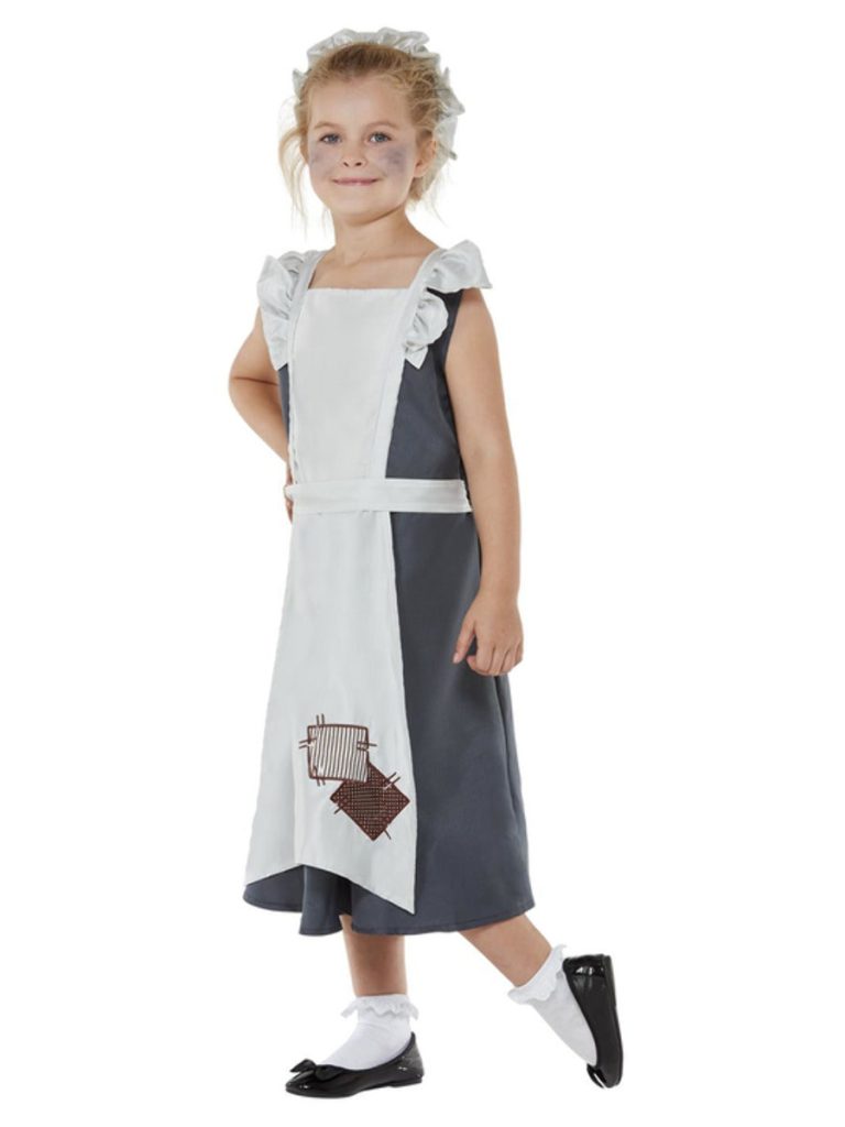 Victorian Maid Children's Fancy Dress Costume Fancy Dress Costume