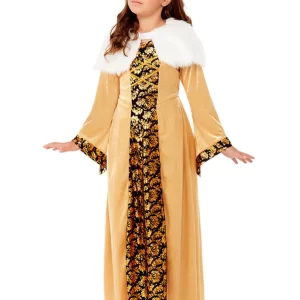 Deluxe Medieval Countess Children's Fancy Dress Costume