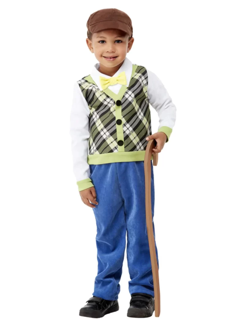 Old Man Children's Fancy Dress Costume - Image 2