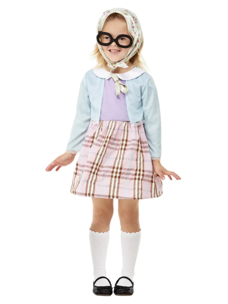 Old Lady Toddler Children's Fancy Dress Costume
