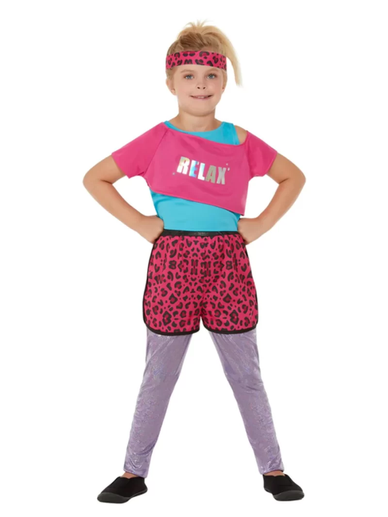 80's Aerobics Relax Children's Fancy Dress Costume
