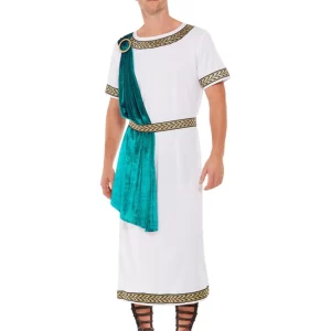 Deluxe Roman Empire Emperor Toga Fancy Dress Costume