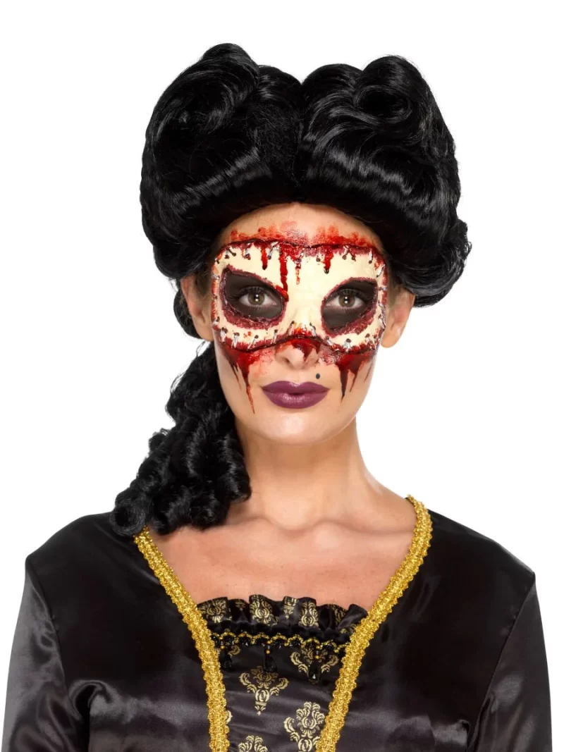 Smiffy's Make-Up FX Masquerade Face Off Prosthetic - Image 2