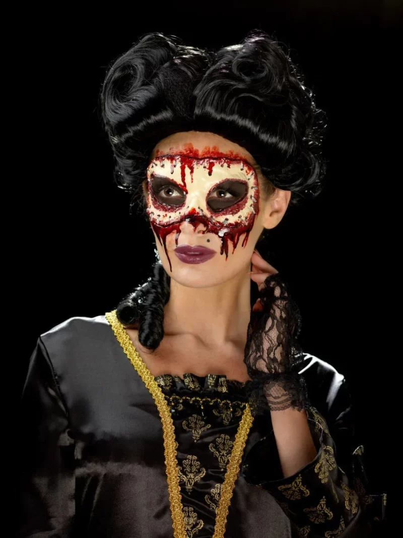 Smiffy's Make-Up FX Masquerade Face Off Prosthetic
