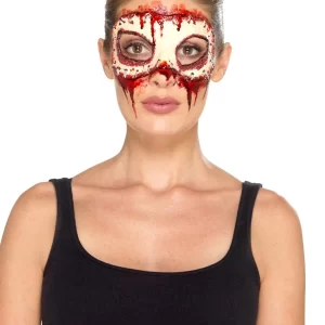 Smiffy's Make-Up FX Masquerade Face Off Prosthetic - Image 3