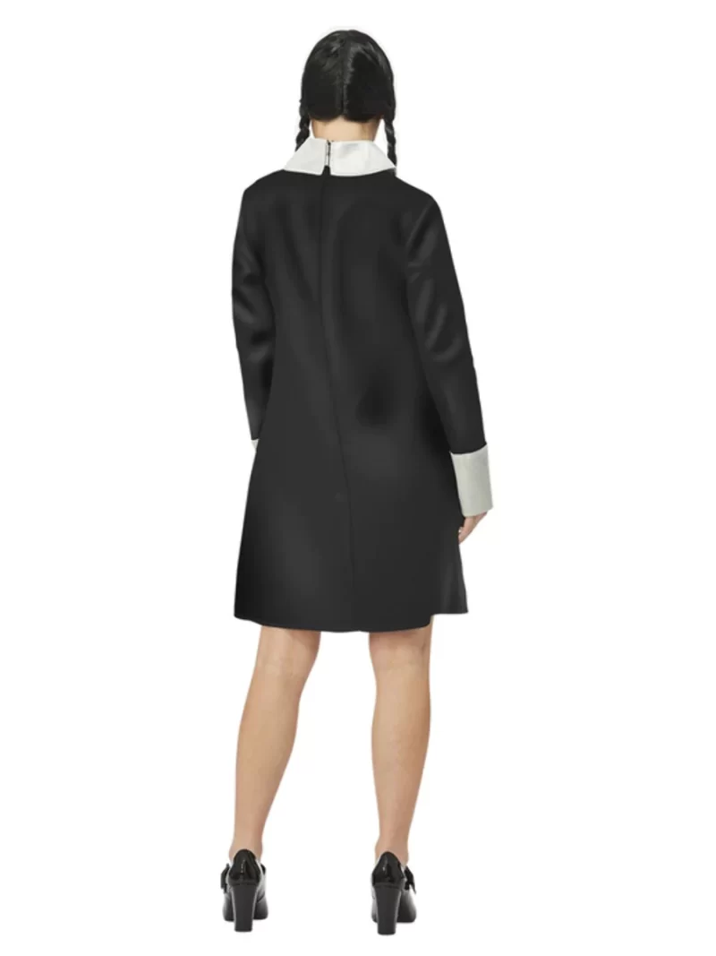 Addams Family Wednesday Ladies Fancy Dress Costume - Image 2