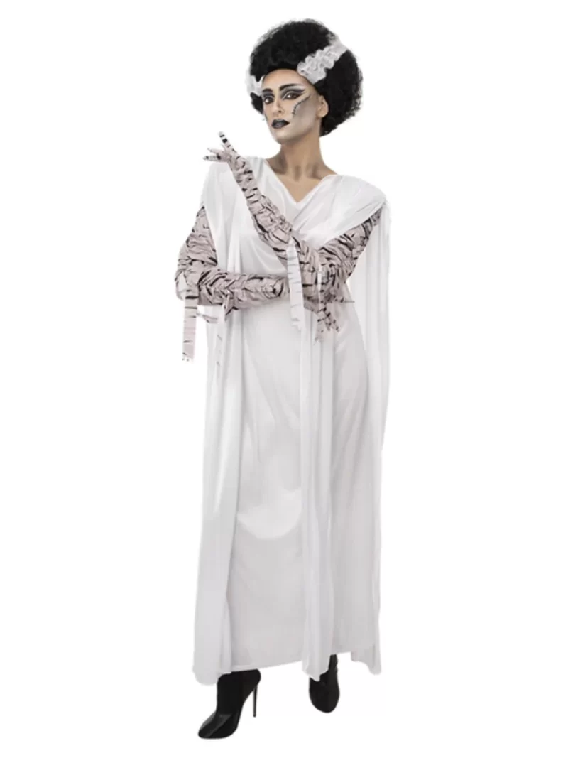 Universal Monster's Bride of Frankenstein Ladies Halloween Fancy Dress Costume