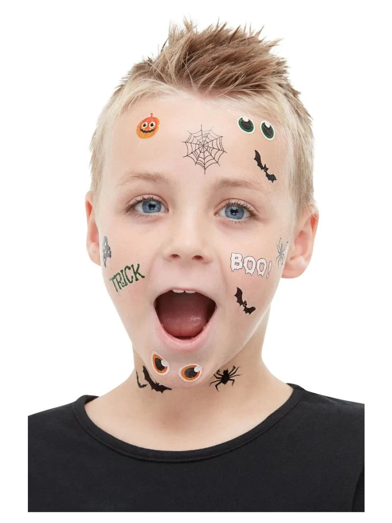 Smiffy's Make-Up FX, Trick Or Treat Halloween Tattoo