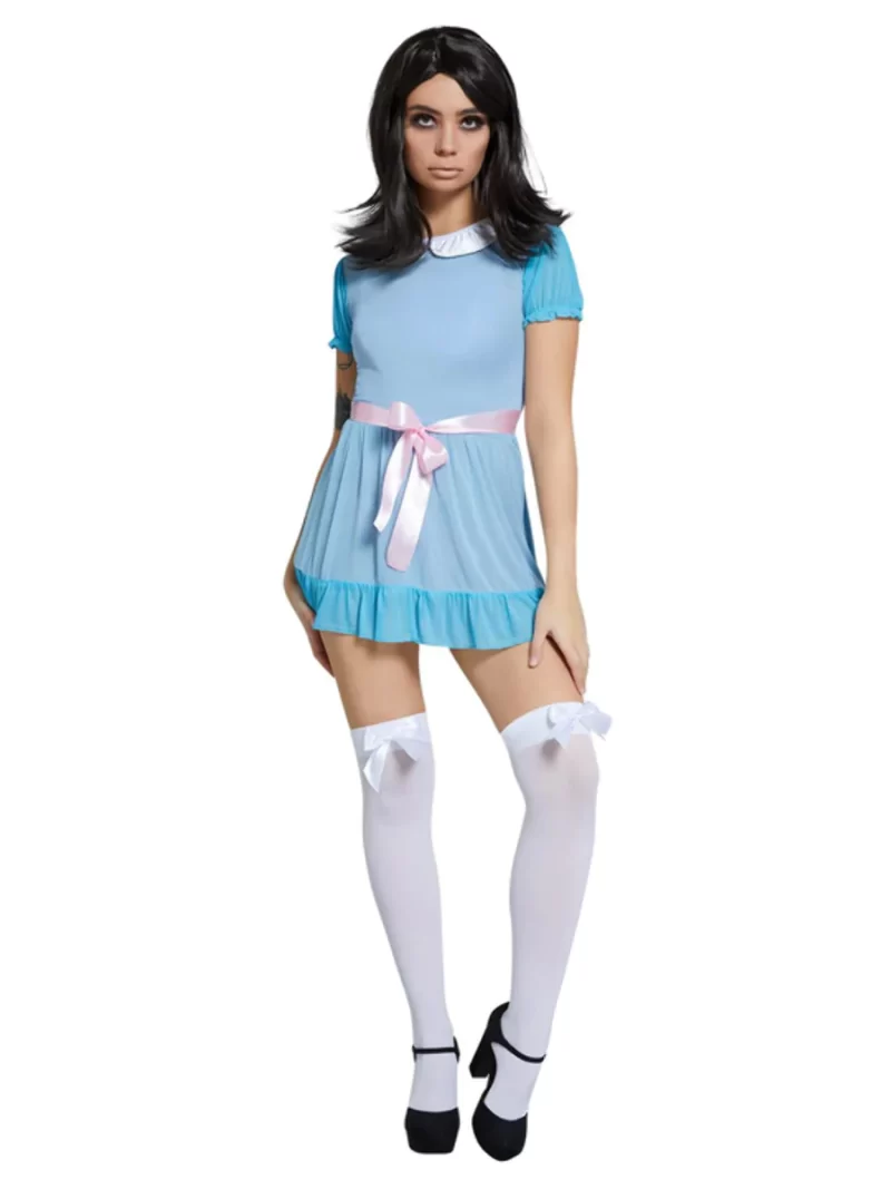 Fever Collection Freaky Twin (The Shining) Ladies Halloween Fancy Dress Costume