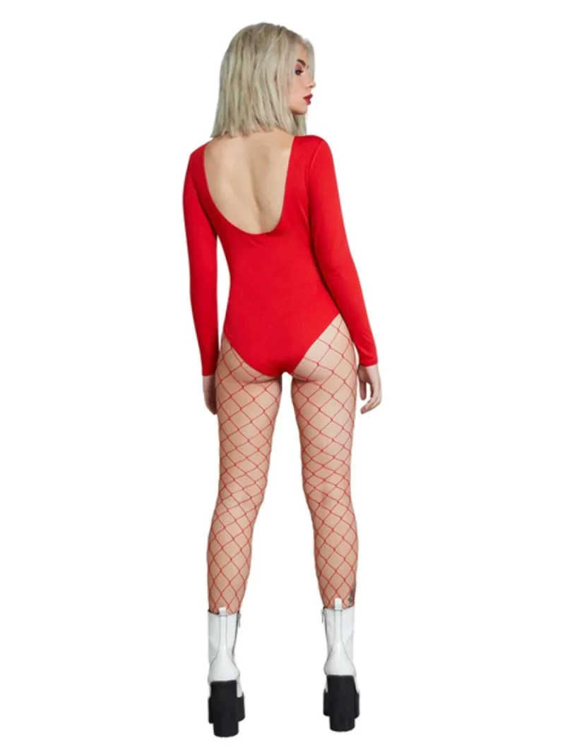 Fever Collection Sexy Devil Leotard Ladies Fancy Dress Costume - Image 2