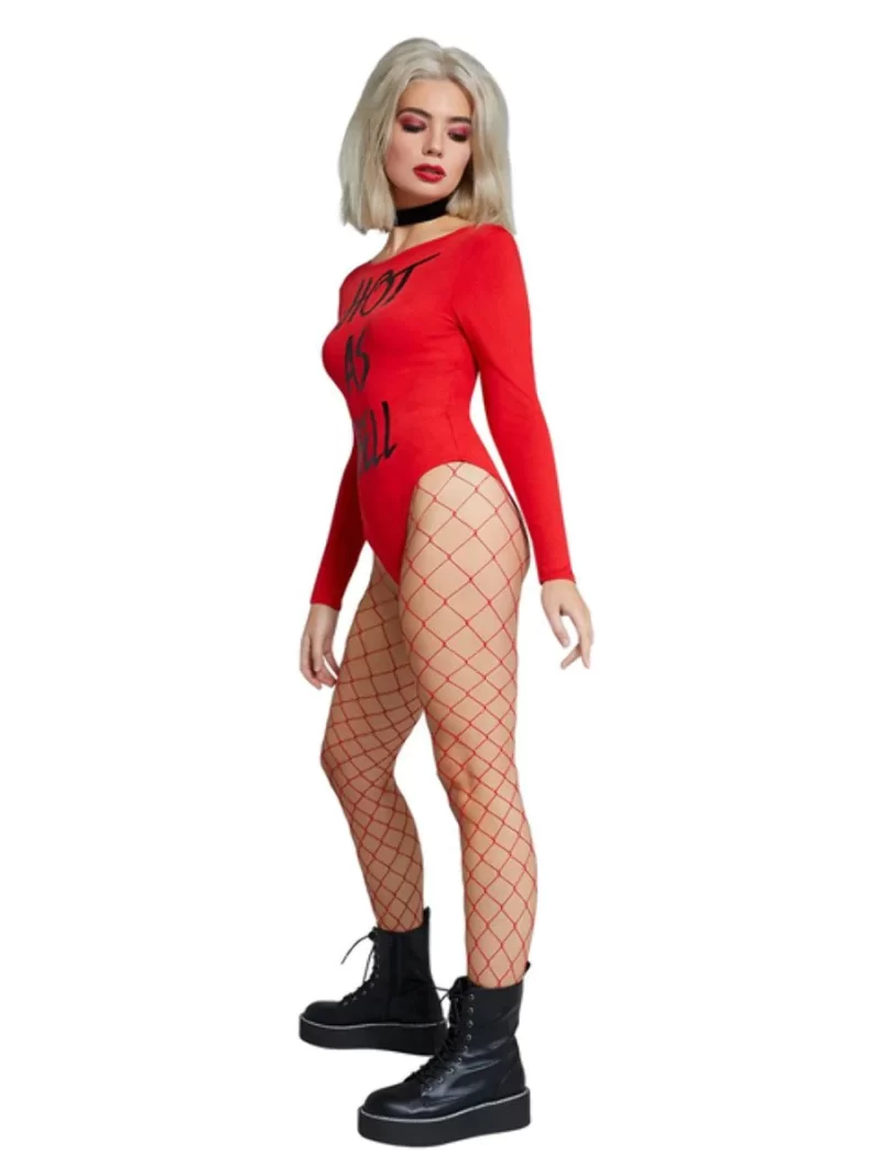 Fever Collection Sexy Devil Leotard Ladies Fancy Dress Costume - Image 3
