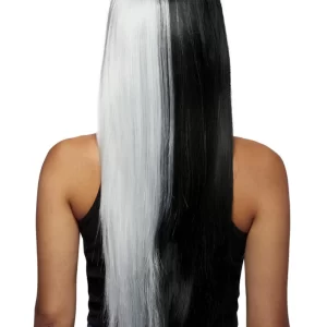 Manic Panic Raven (Cruella) Downtown Diva Black/White Wig - Image 3