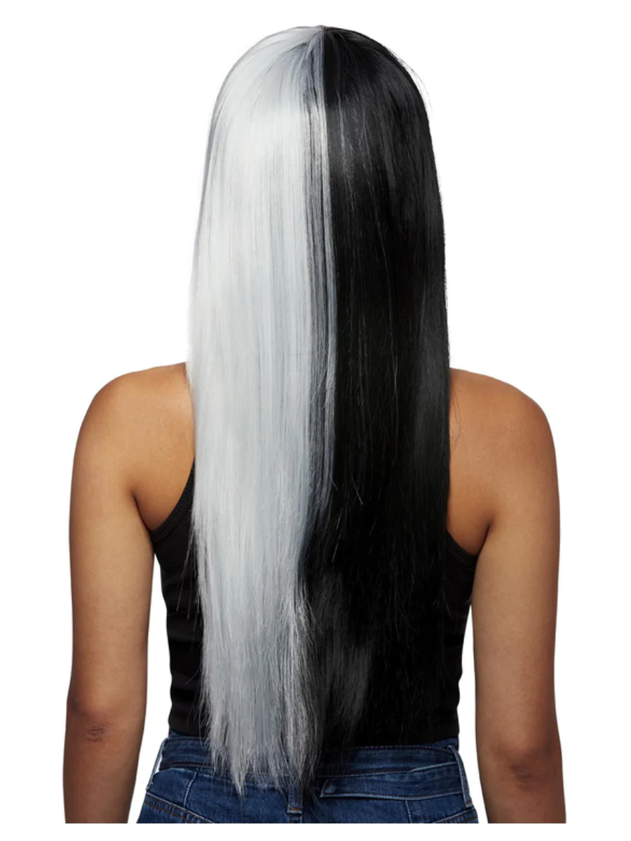 Black white wig sale