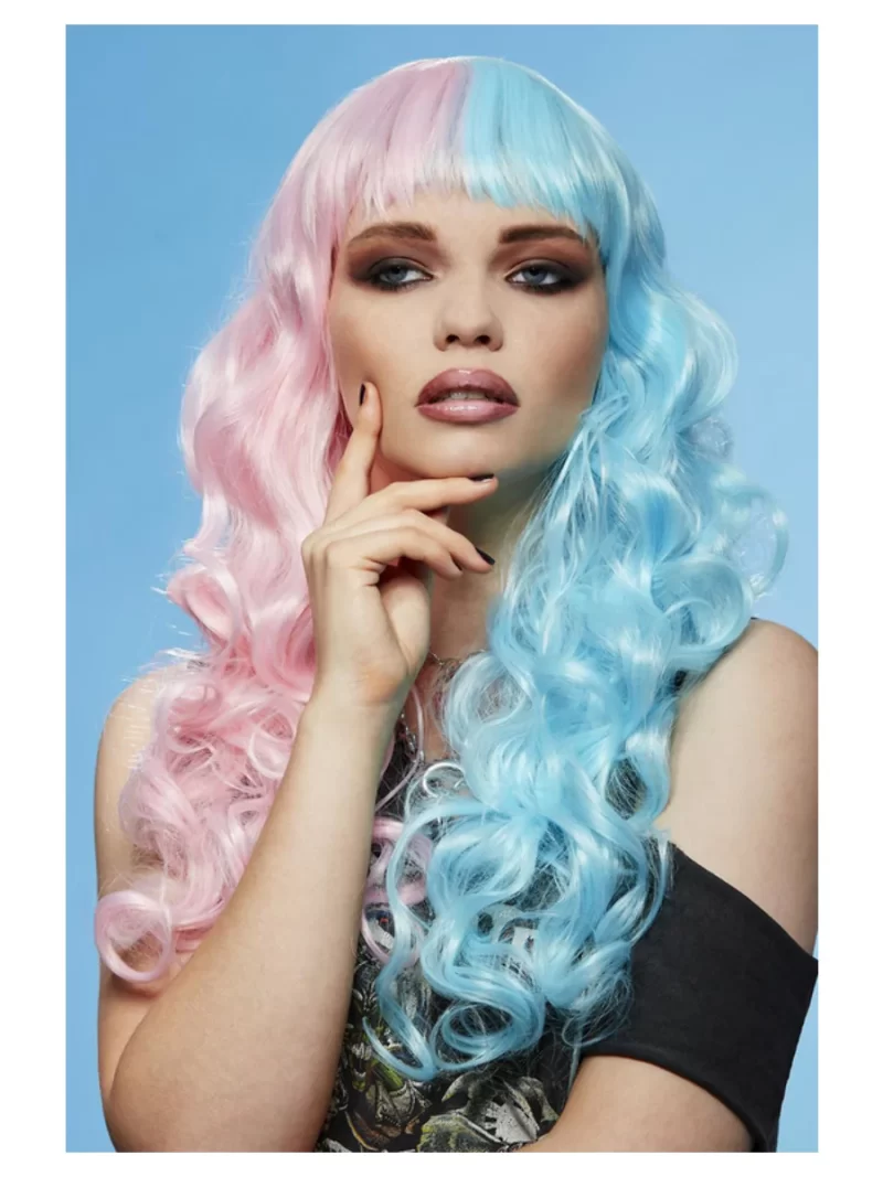 Manic Panic Cotton Candy Cloud Angel Pink/Blue Siren Wig